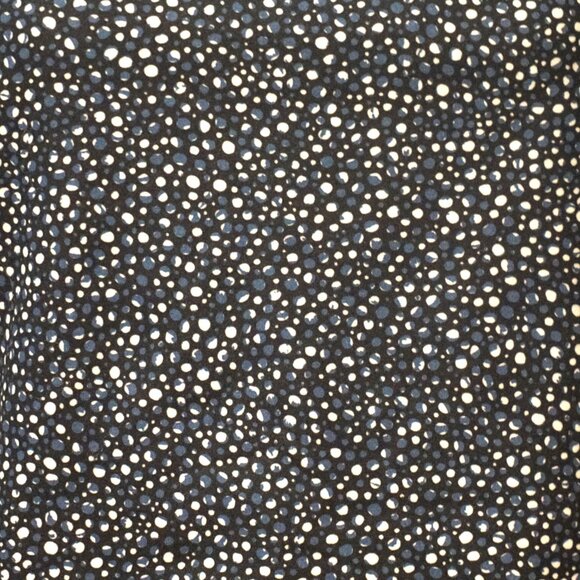 Evolution & Creation Black Blue and White Dot Racerback Tank Top Women’s Large - Picture 2 of 5